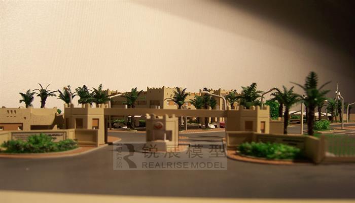 卡塔尔大使馆建筑沙盘