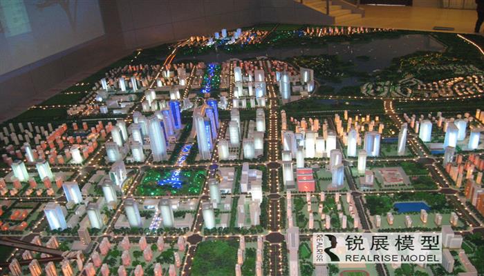 城市总体规划沙盘模型