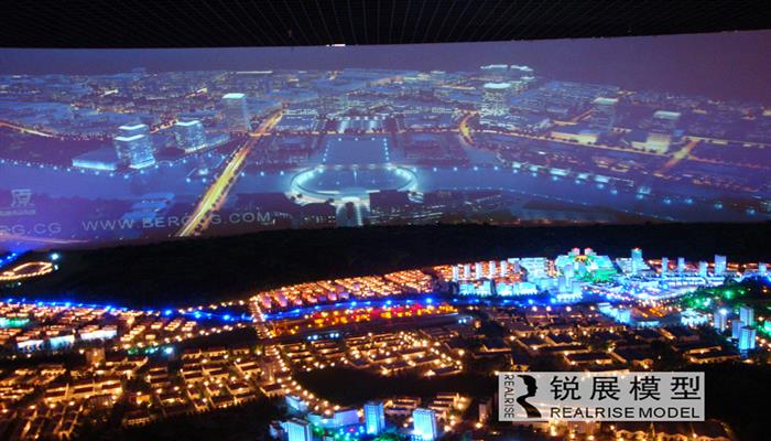 城市总体规划沙盘模型