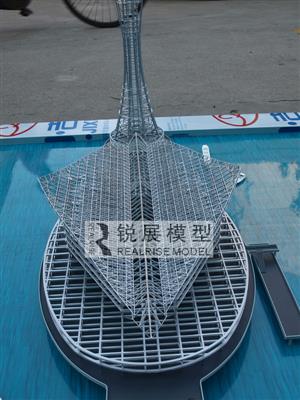 杭州湾跨海大桥服务区钢结构模型 