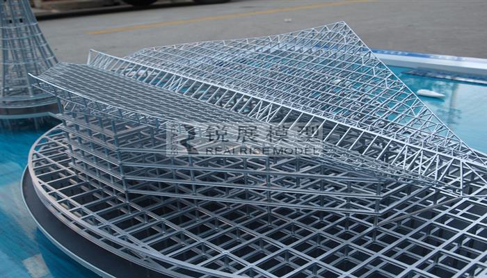 杭州湾跨海大桥服务区钢结构模型 